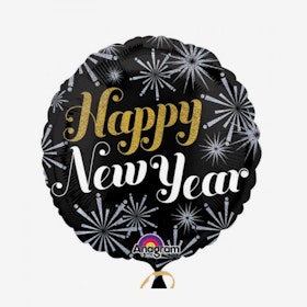Folieballong - New Year Pizzaz