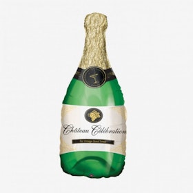Folieballong - Champagneflaska
