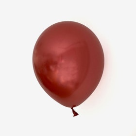 Ballong 28 cm - Chrome Röd