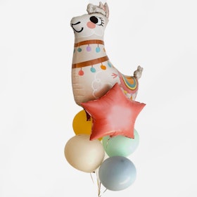 Ballongbukett - Festive Llama