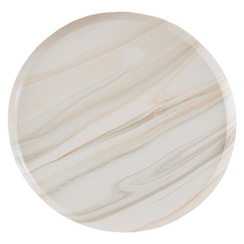 Tallrikar - Beige marble