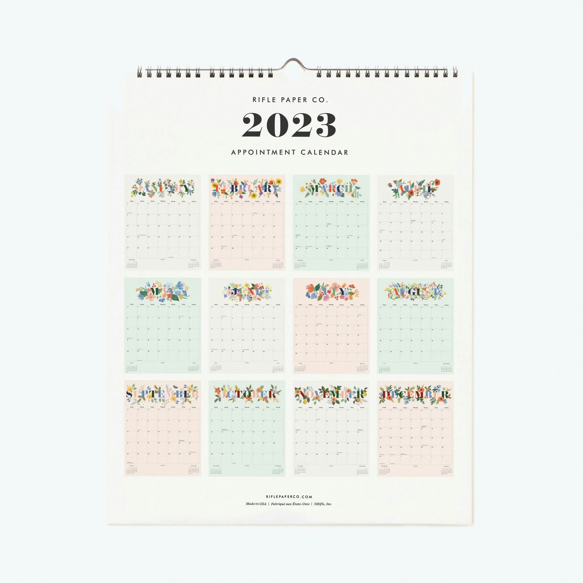 Väggkalender - 2023 Mayfair