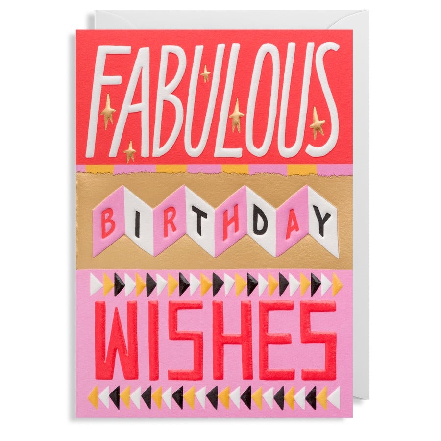 Kort - Fabulous Birthday Wishes