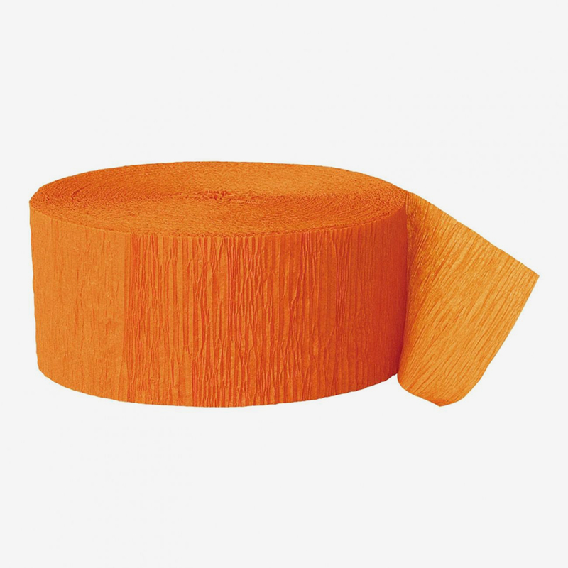 Crepe Streamer Orange
