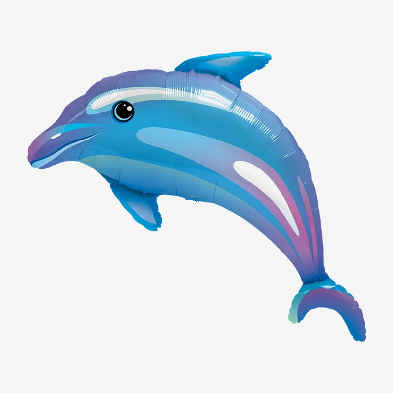 Folieballong - Delfin