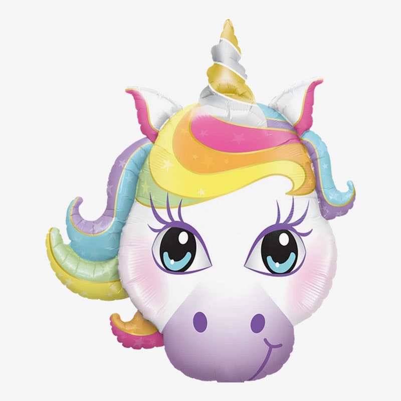 Folieballong - Rainbow Unicorn