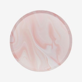 Tallrikar - Pink marble