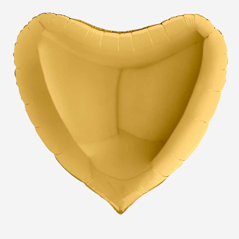 Heliumfylld hjärtballong Stor - Personlig