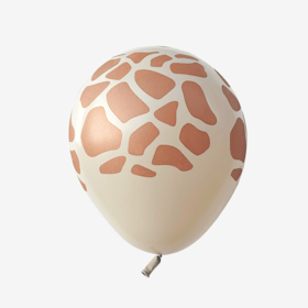 Ballong 28 cm - Giraff Vit Sand