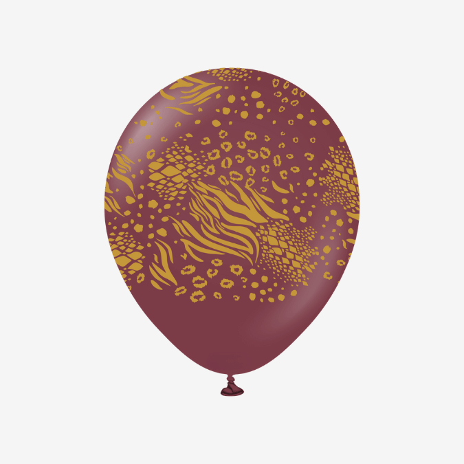 Ballong 28 cm - Safari Burgundy
