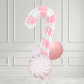 Ballongbukett - Jul - Pink Peppermint Twist