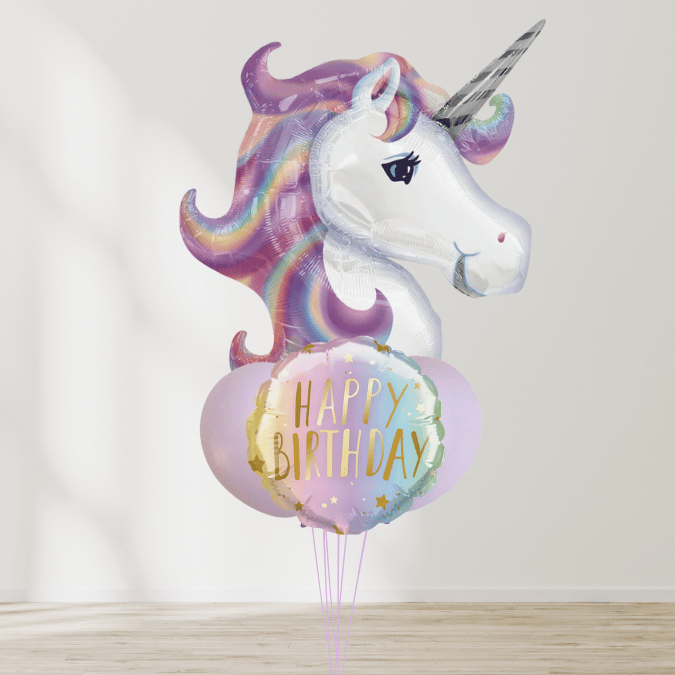 Ballongbukett - Shimmering Unicorn