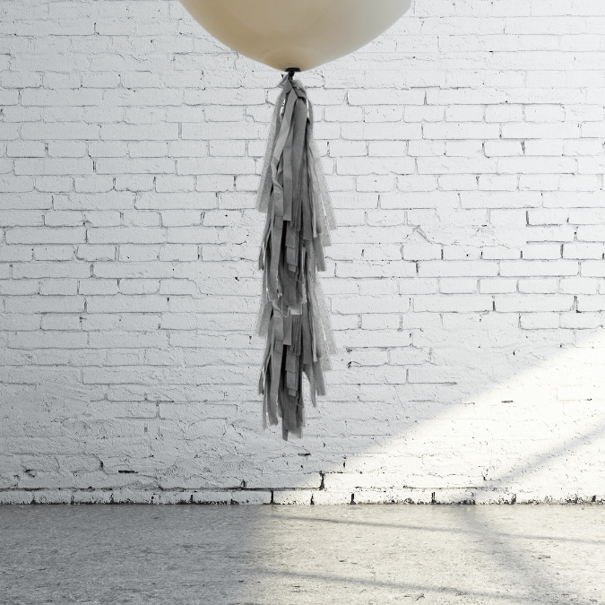 Ballong Tail - Tassel Grå