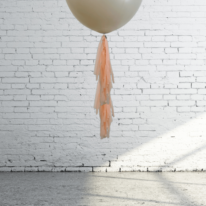 Ballong Tail - Tassel Peach
