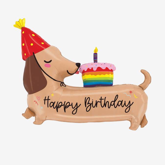 Folieballong - Happy Birthday - Tax