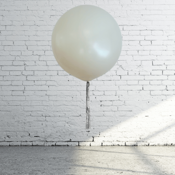 Ballong Tail - Silver Metallic