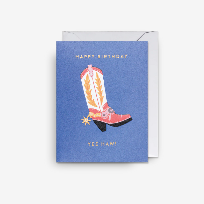 Kort - Yee Haw! Cowboy Boot