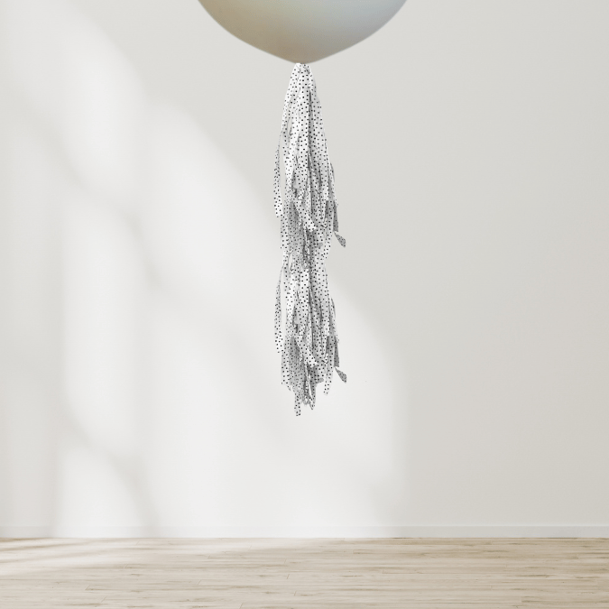 Ballong Tail - Tassel Prickig