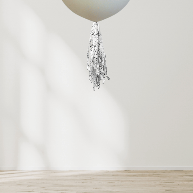 Ballong Tail - Tassel Prickig