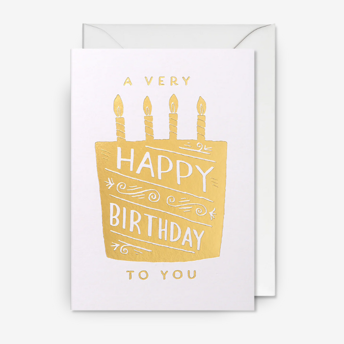 Kort - Happy Birthday To You Cake