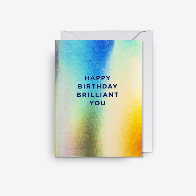 Kort - Happy Birthday Brilliant You