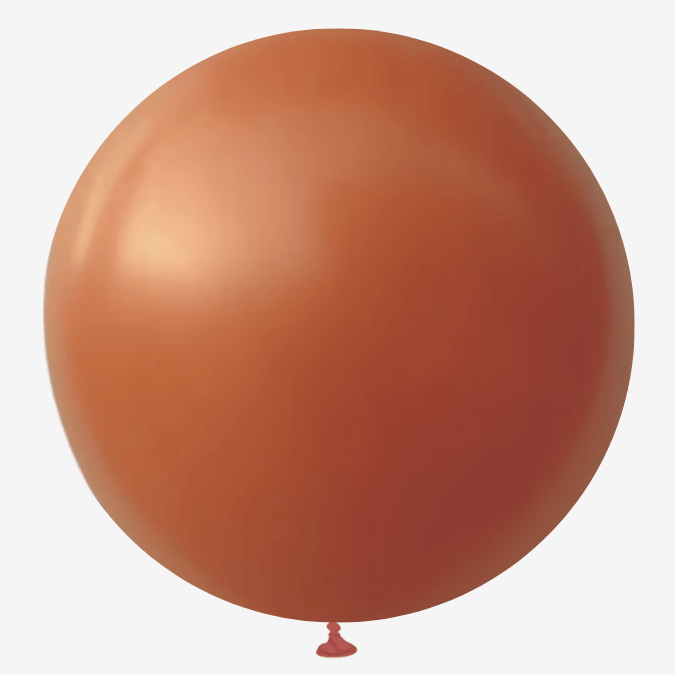 Jätteballong - Rust Orange