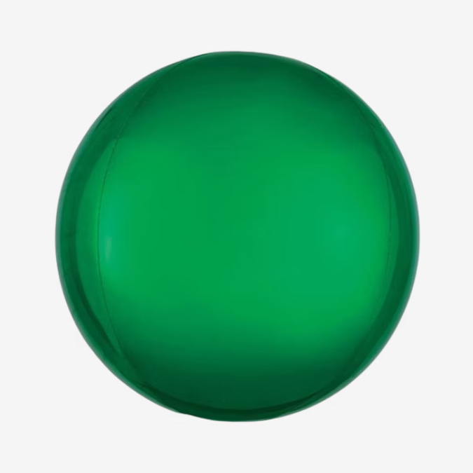 Folieballong - Orbz - Grön