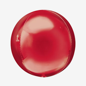 Folieballong - Orbz Röd