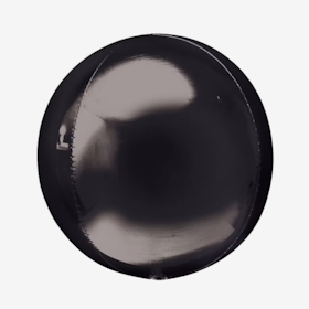 Folieballong - Orbz Svart