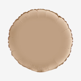 Folieballong - Rund Satin Nude