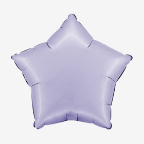 Folieballong - Stjärna Satin Pastellila
