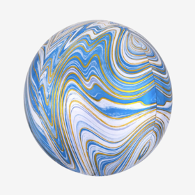 Folieballong - Orbz Blue Marble