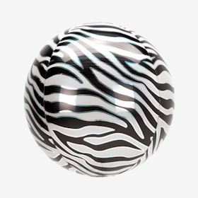 Folieballong - Orbz Zebra