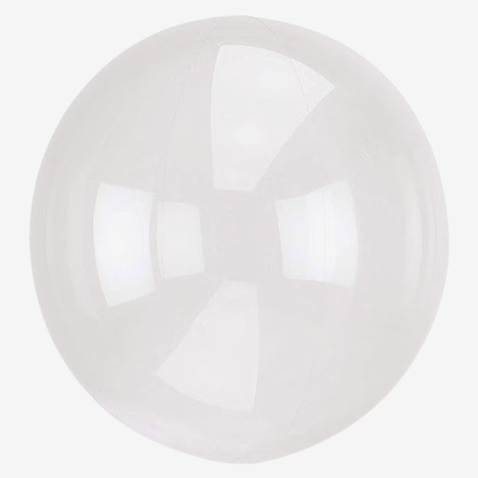 Ballong - Crystal Clear - Genomskinlig
