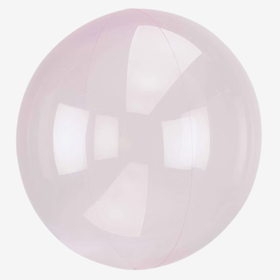 Ballong - Crystal Clear - Ljusrosa