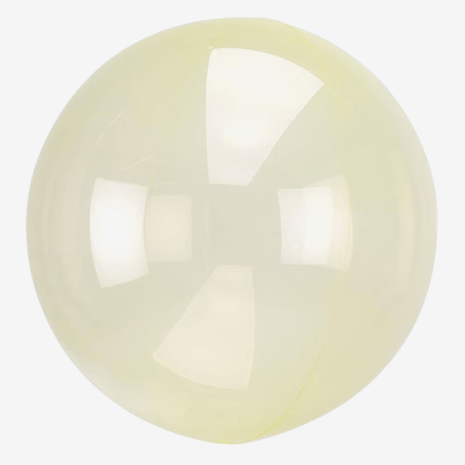 Ballong - Crystal Clear - Gul