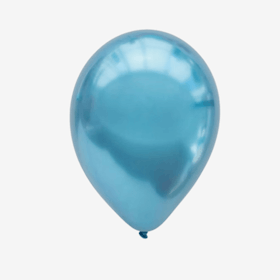Ballong 28 cm - Chrome Blå
