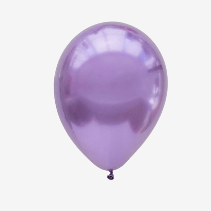 Ballong 28 cm - Chrome lila