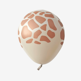 Ballong 28 cm - Giraff Vit Sand