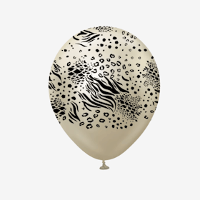 Ballong 28 cm - Safari Chrome Vit Guld