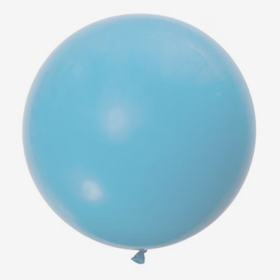 Jätteballong - Ljusblå