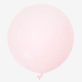 Jätteballong - Pale Macaron Pink