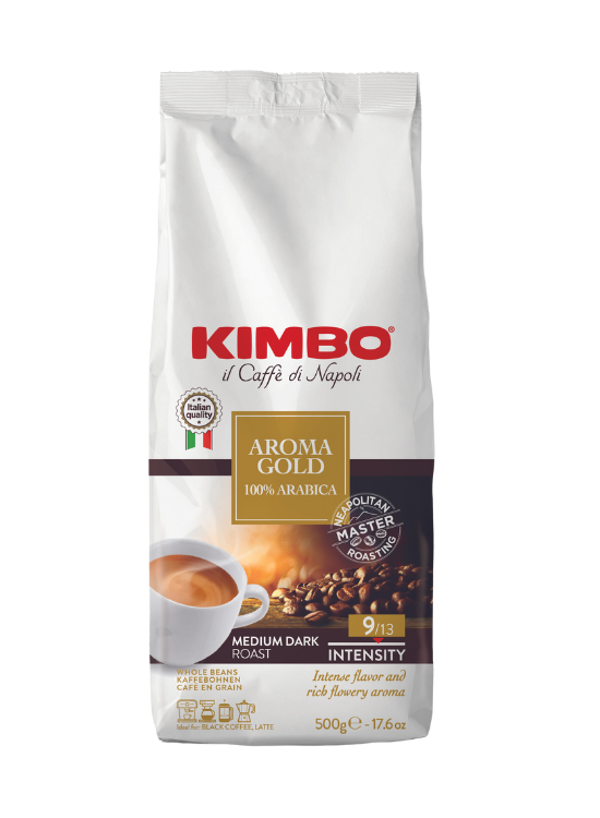 Kimbo Espresso Aroma Gold kahvipavut 500g