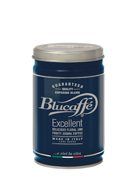 Lucaffe Blucaffe jauhettu kahvi 250g kahvipurkki