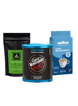 Kokeile kahvipakettia Kofeiiniton jauhettu kahvi 3x250g