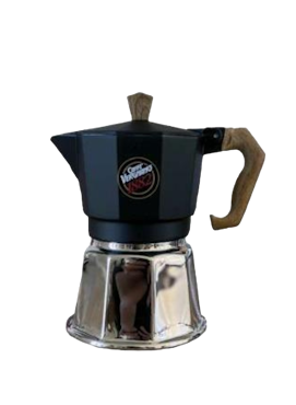Caffè Vergnano Nero 3 kuppia Induktiolevylle