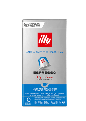 Illy Espresso Decaf nespressokapselit 10kpl