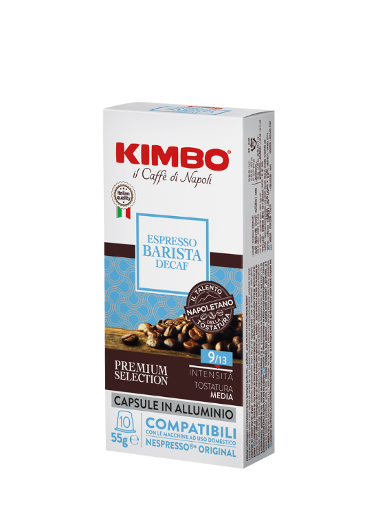 Kimbo Espresso Barista Decaf kahvikapselit 10 kpl
