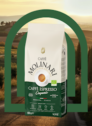 Caffé Molinari Biologico kahvipavut 400g