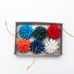 Julhänge Kotte mini color, 6 styck, papper